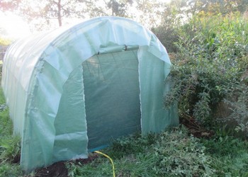 Winddoek donkergroen tbv tunnelkas