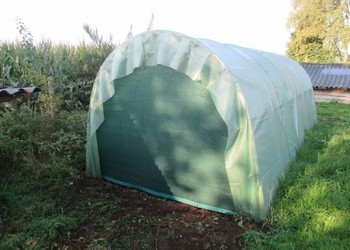 Winddoek donkergroen tbv tunnelkas