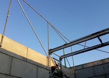 Gaasnet dubbellaags, zwart, Legro Potgrond