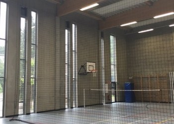 Afschermingsnetten, Sporthal Ekeren