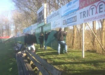 Winddoek donkergroen Flevo Boys Emmeloord