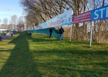 Winddoek donkergroen Flevo Boys Emmeloord