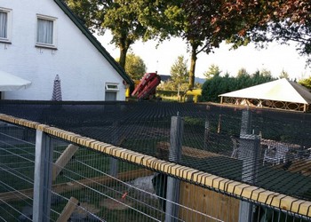 pe geknoopte netten wasdierenverblijf