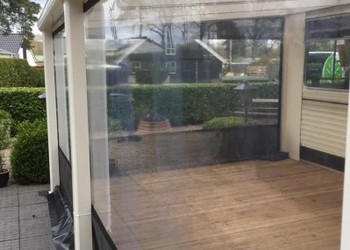 Verandazeilen Shadow Comfort Deep Grey met raamfolie