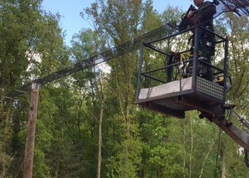 Eekhoorntjesbrug PE geknoopte netten Veldhoven