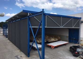 Winddoek comfort deepgrey Byldis Tilburg
