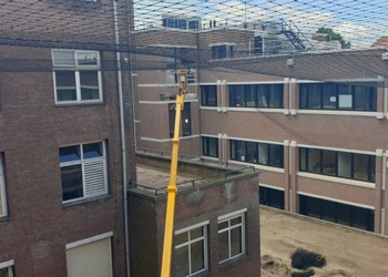 Drone netten Stadscampus Enschede