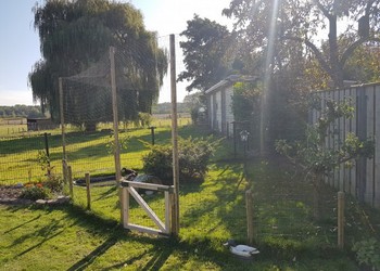 polyethyleen geknoopt 7x7 cm. 1,3 mm. Jim Visser