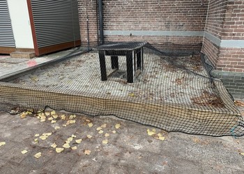 Zandbaknet PE geknoopt Vondelsschool Bussum