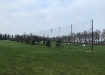 polyethyleen geknoopt 2,9x2,9 cm, draaddikte 1,3 mm., Golfnetten Aalden