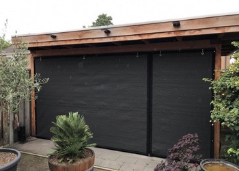 Verandadoek met Tenax Loxx sluitin Shadow comfort Deep grey