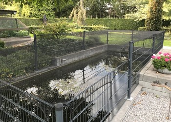 Vijvernet bladafval herfst 15x15 mm.