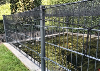 Vijvernet bladafval herfst 15x15 mm.