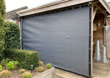 shadow comfort deep grey verandadoek