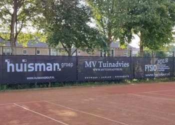 Tennisdoeken zwart TC Groenendaal 