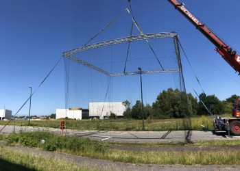 pe geknoopt net 7x7 cm. 1.3 mm. Verhelst Oostende