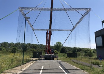 pe geknoopt net 7x7 cm. 1.3 mm. Verhelst Oostende