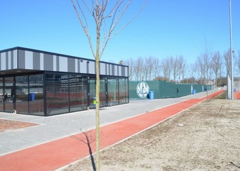 Winddoek Sportcomplex Universiteit Leiden