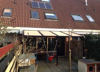 Winddoek 285gr/m2 zand Maatwerk