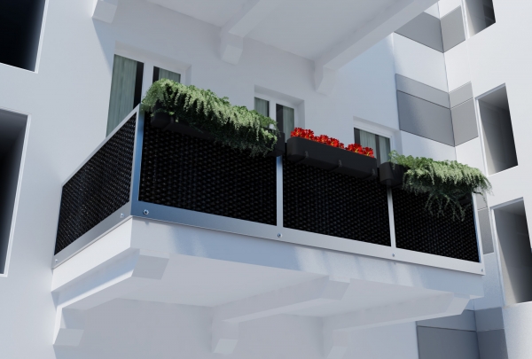 Verrassend Balkon Shadow Comfort vlechtmat polyrattan | Nettenverkoop HK-91
