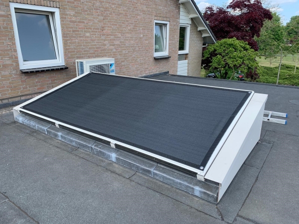 Schaduwdoek voor lichtkoepel