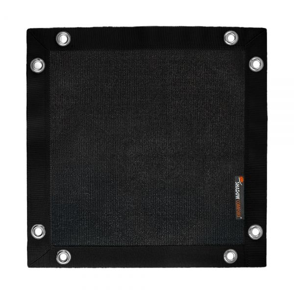 Winddoek 180gr Black met de kleur zwart band en ogen