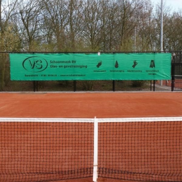 tennisdoek lichtgroen 2x12 meter