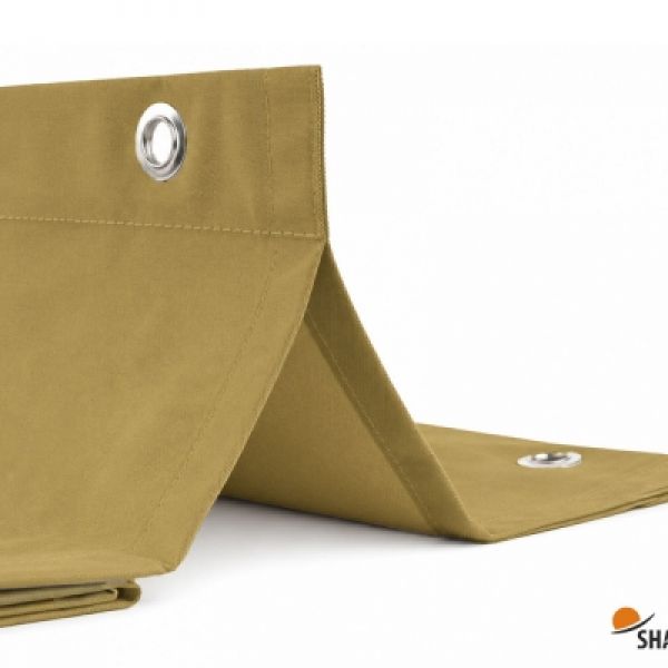 Waterdicht harmonicadoek Old Ocre