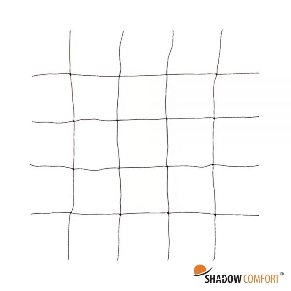 Geknoopt net maas 10,0x10,0 cm draaddikte 1,3 mm