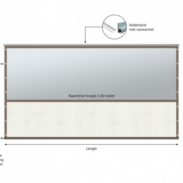 verandazeil type 3, Shadow Comfort Mineral White