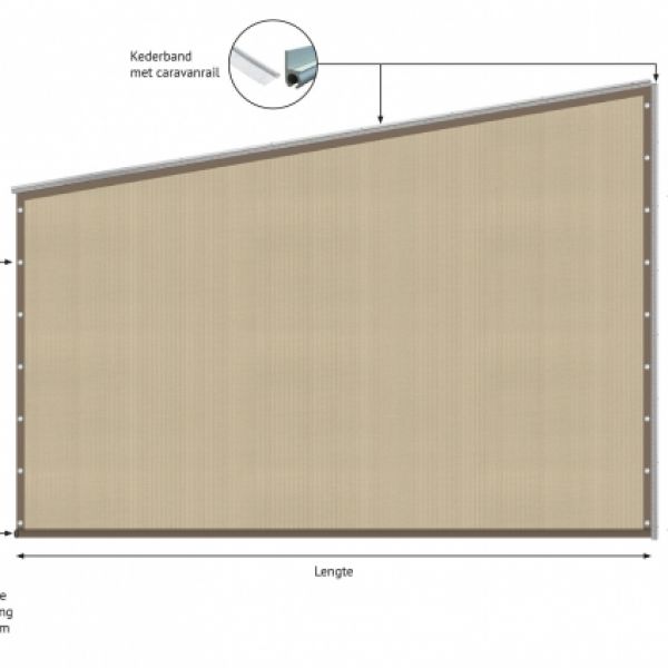 Verandazeil type 5, Shadow Comfort Neutral Sand