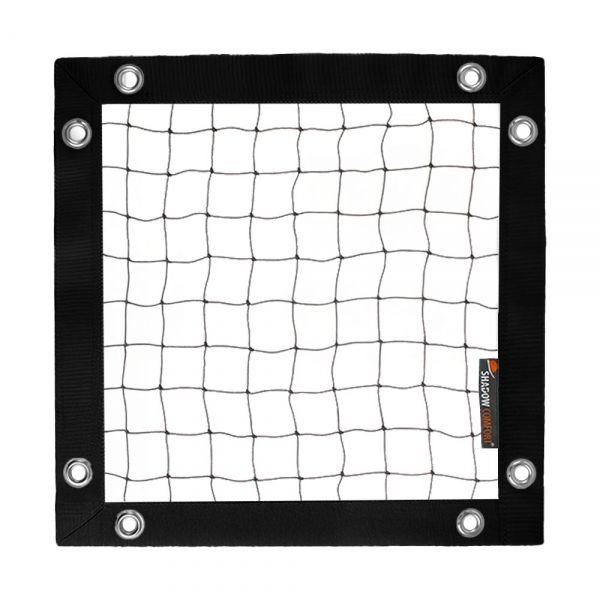 Vijvernet met band - maaswijdte 4,0x4,0 cm en draaddikte van 1,3 mm