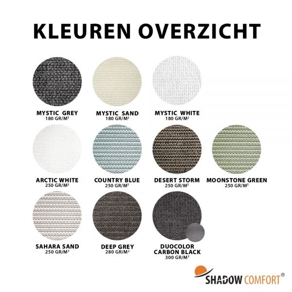 Overzicht Kleuren