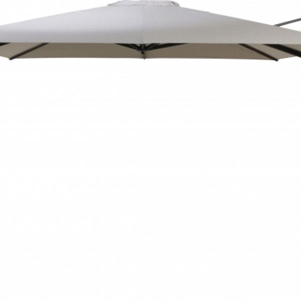 Parasol 4SO type Siesta Premium 300x300 cm.,  Anthracite frame, doek Taupe