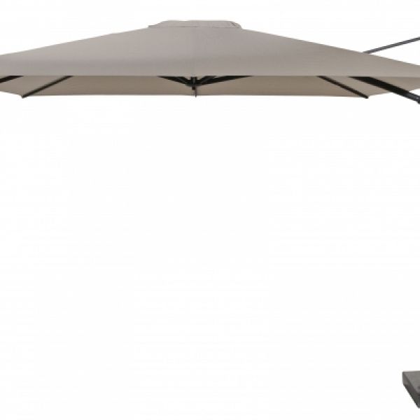 Parasol 4SO type Siesta Premium 300x300 cm.,  Anthracite frame, doek Taupe