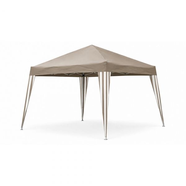 Partytent Easy Up 3,00 x 3,00 meter Taupe/Wit
