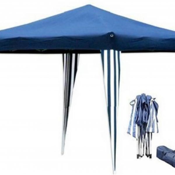 Partytent Easy Up 3,00 x 3,00 meter Blauw/Wit