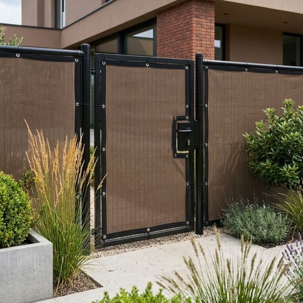 Tuinpoort maatwerk Japanese Brown