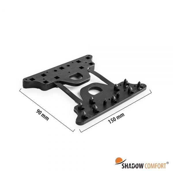 Aanbindclip geopend afmetingen - Shadow Comfort