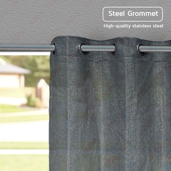 outdoor curtain cool grey