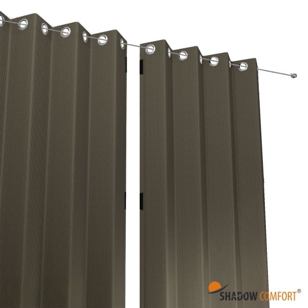 Buitengordijn Shadow ComfortTender Taupe