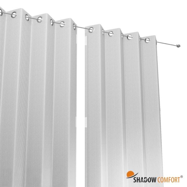 Buitengordijn Shadow Comfort Arctic White