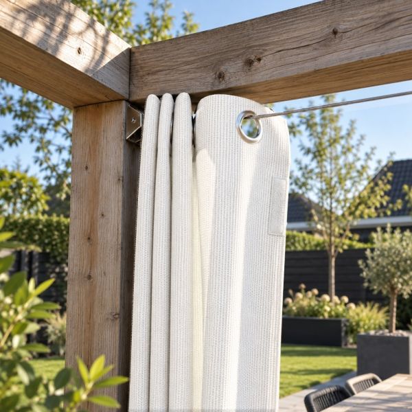 Buitengordijn Shadow Comfort Arctic White 