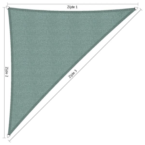 shadow comfort schaduwdoek extrablock 320 mint green