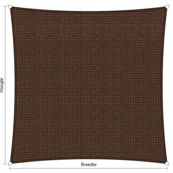 shadow comfort schaduwdoek extrablock 320 brown