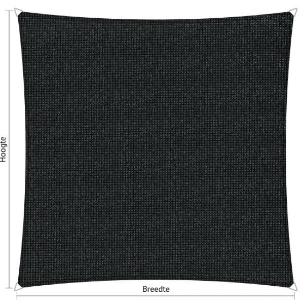 shadow comfort schaduwdoek extrablock 320 midnight black