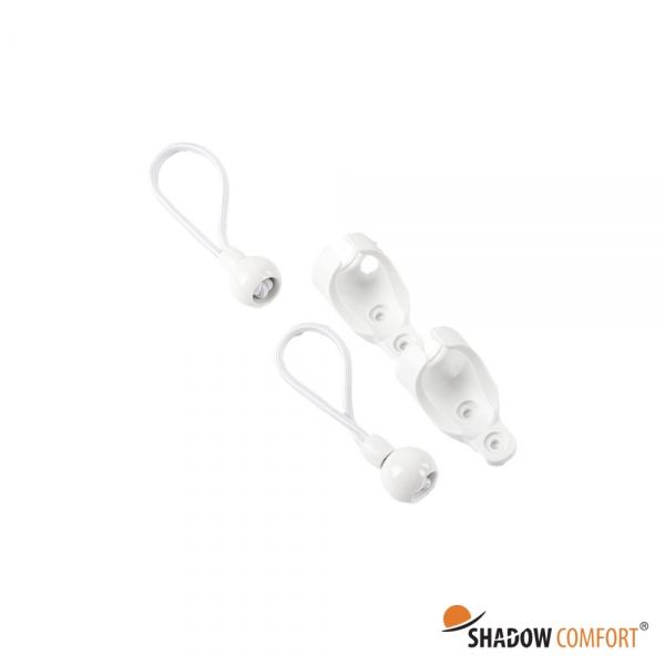 Elastieken & houders rolgordijn Shadow Comfort ArcticWhite & Sahara Sand