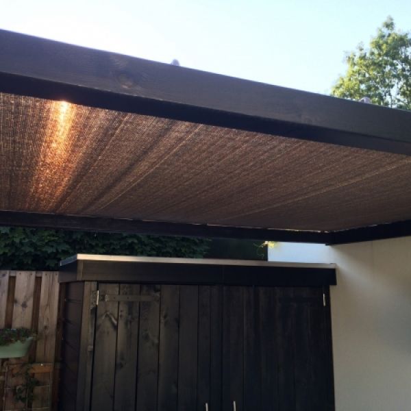Schaduwdoek Shadow Comfort dak pergola middels draaiknop
