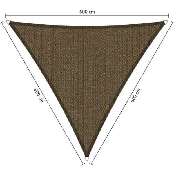 Schaduwdoek driehoek 6x6x6
