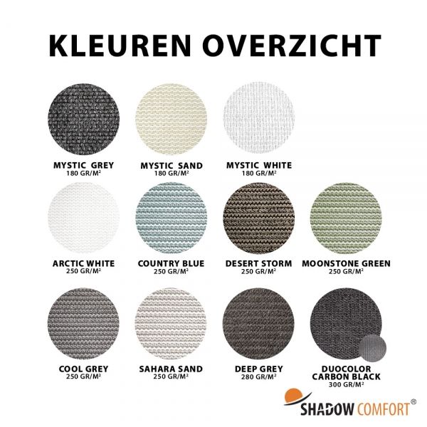 Overzicht Kleuren